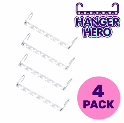 Hanger Hero - Space saving portable hangers stainless steel durable magic hangers for clothes, 360 degree rotatable large capacity space saving clothes hanger, Magic Clothes Wardrobe Clothing Organizer