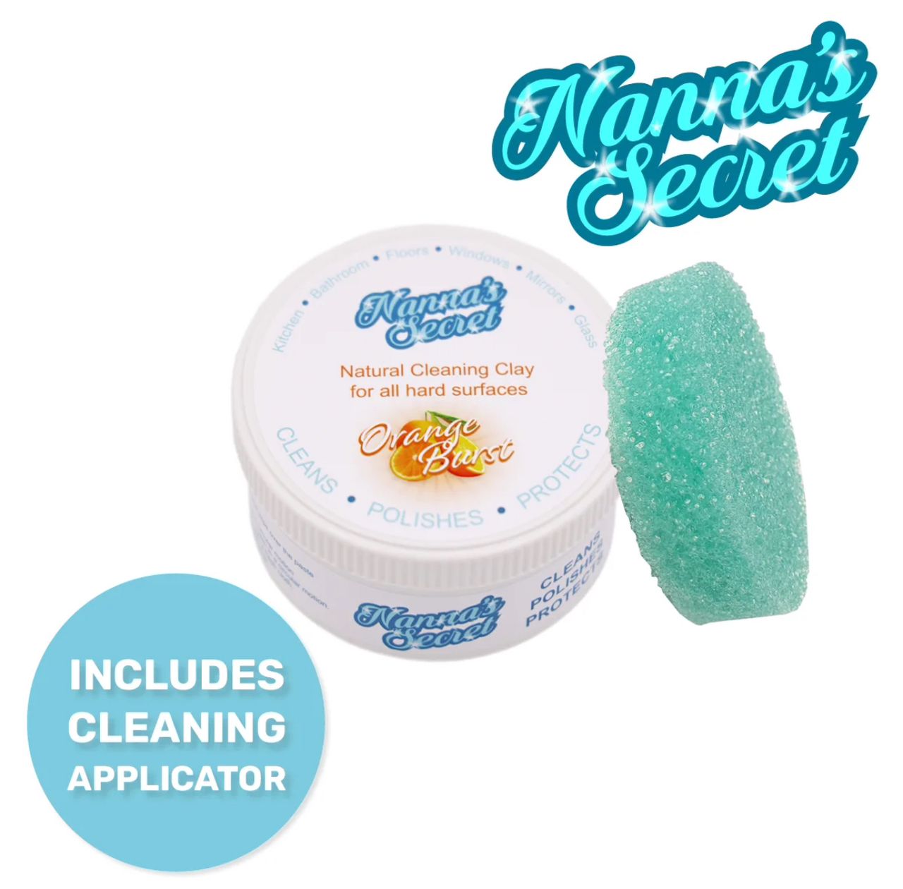 Nanna's Secret Natural Polish Cleaning Clay For All Hard Surfaces