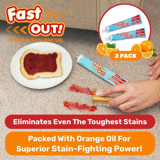 Fast Out! Universal Stain Remover! Removes All Types of Stains Fast