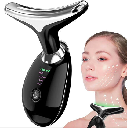 2024 Latest &amp; Multi-functional Facial Massager with Microcurrent Technology, Anti Wrinkles Neck Face Massager, Light Face Sculptor, Micro-Glow Facial Massager (Delivery in 48 Hours)