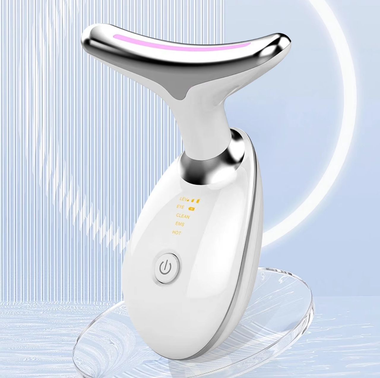 2024 Latest &amp; Multi-functional Facial Massager with Microcurrent Technology, Anti Wrinkles Neck Face Massager, Light Face Sculptor, Micro-Glow Facial Massager (Delivery in 48 Hours)