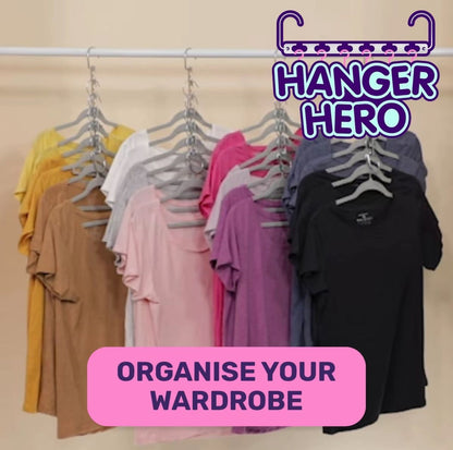 Hanger Hero- 360 Degree Rotatable Large Capacity Space Saving Clothes Hanger