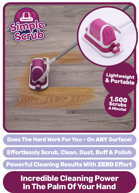 Simple Scrub -  Powerful Vibrating Cordless Cleaning System