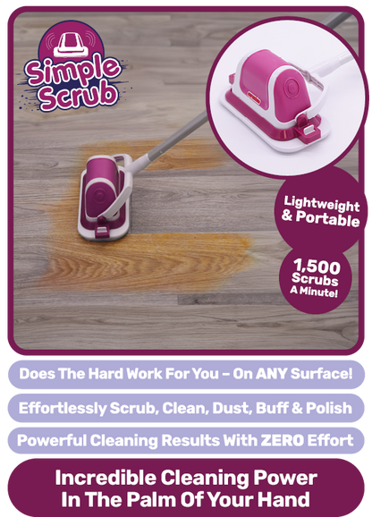 Simple Scrub -  Powerful Vibrating Cordless Cleaning System