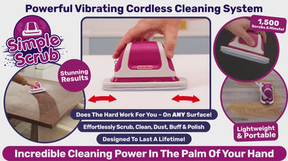 Simple Scrub -  Powerful Vibrating Cordless Cleaning System